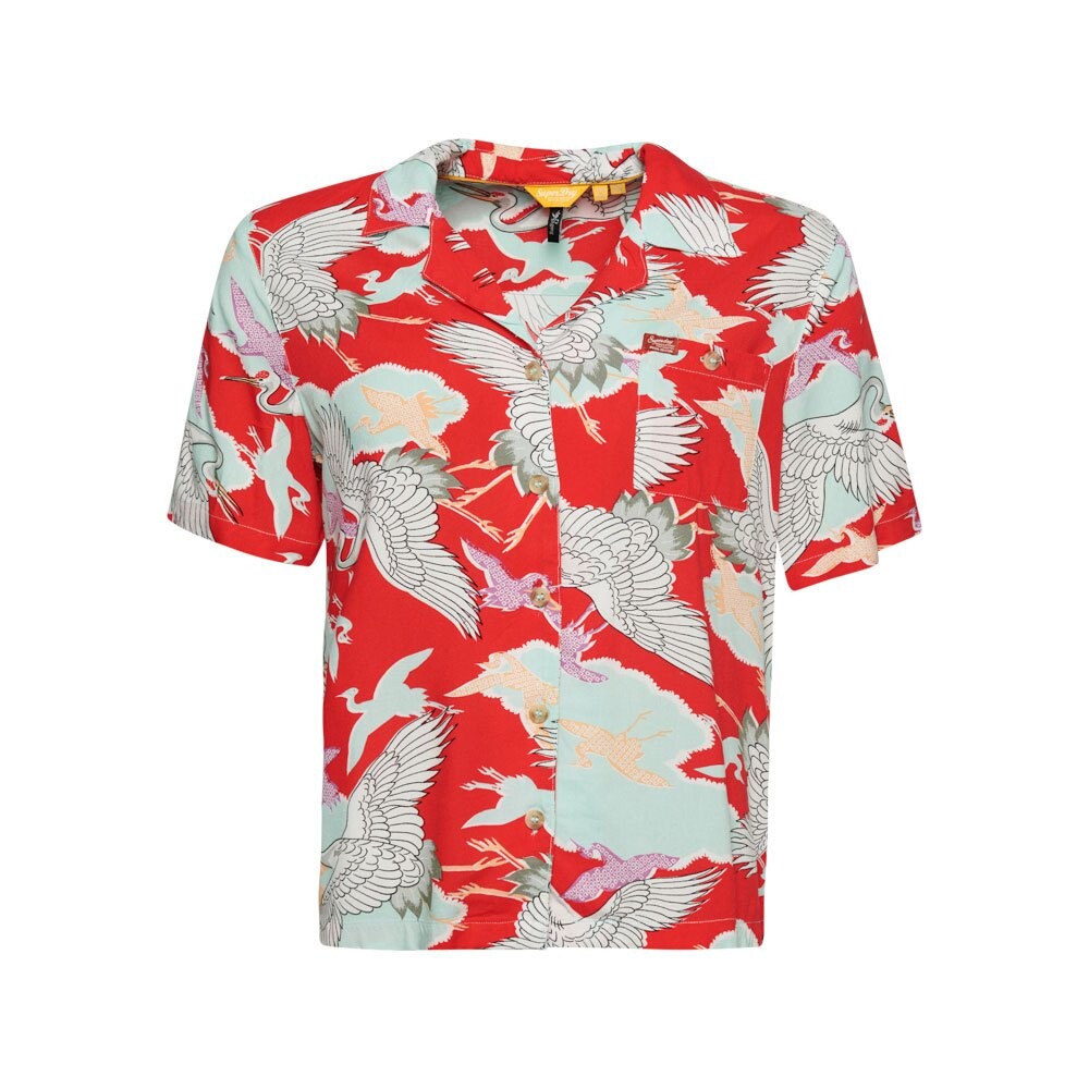 

Рубашка Superdry Vintage Beach Resort, красный