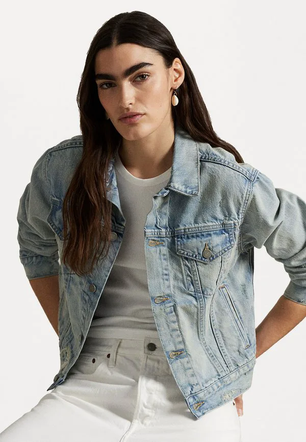 Джинсовая куртка дальнобойщика Polo Ralph Lauren, Cavin Wash — фото 4