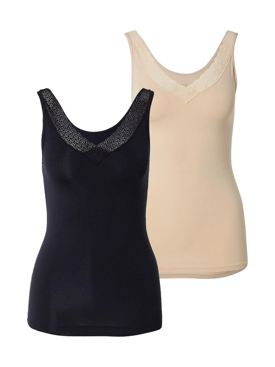 

Нижняя рубашка TRIUMPH Feel of Modal, бежевый/черный