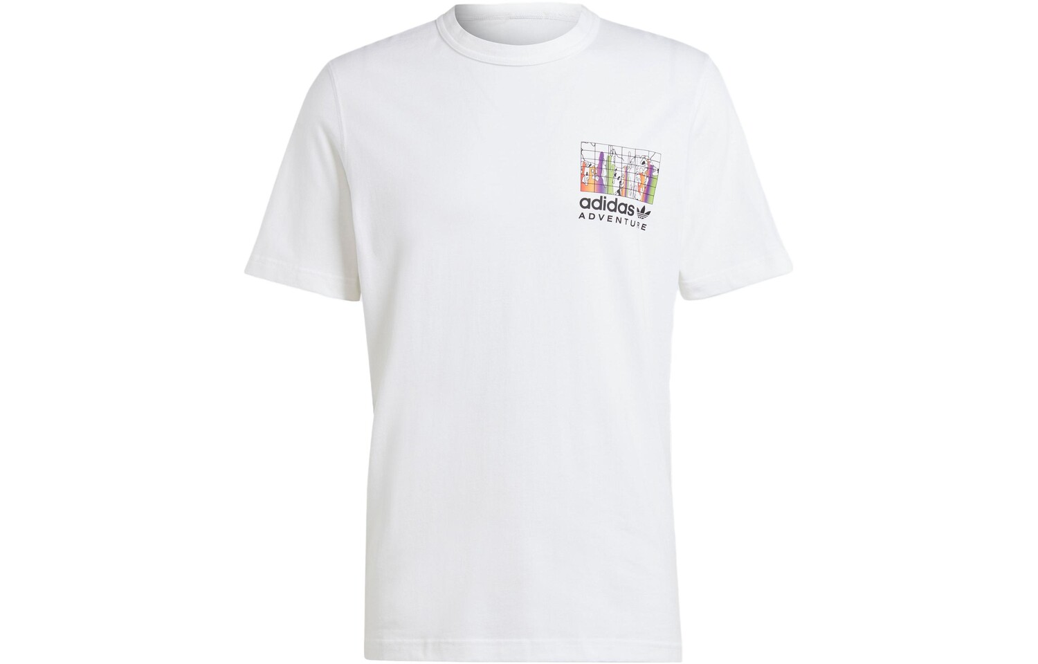 

Футболка мужская ADVENTURE GRAPHIC белая Adidas Originals, белый