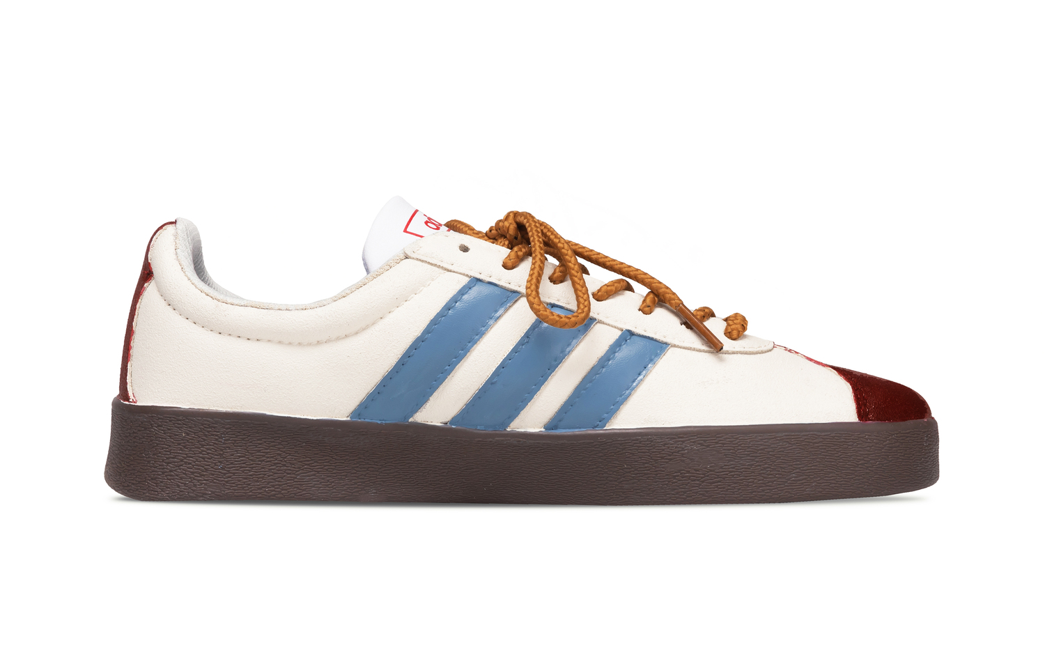 Adidas VL Court 2.0 Lifestyle, устойчивые к истиранию и скольжению, низкие кроссовки для скейтбординга, унисекс, синий белый — фото 3
