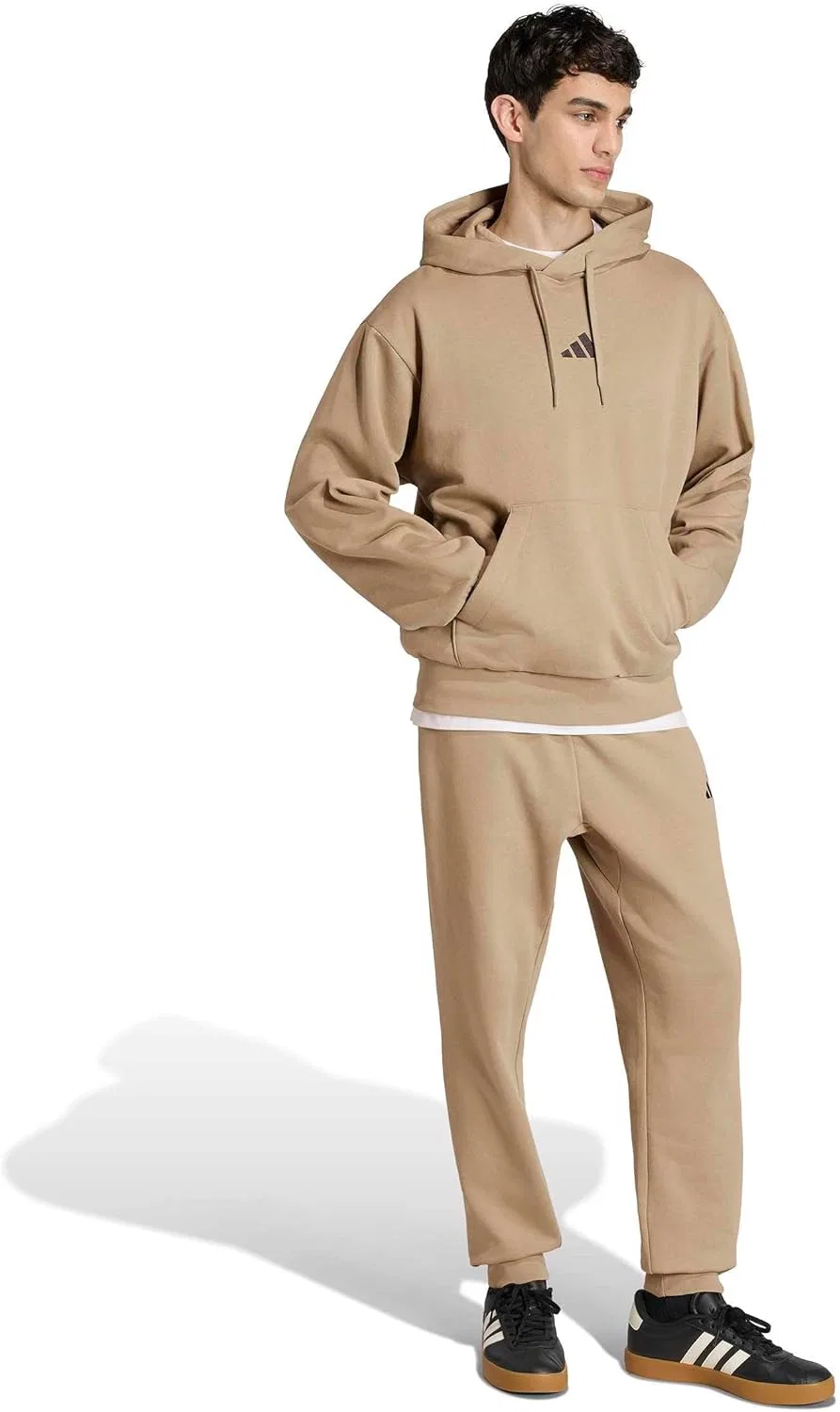 Толстовка на молнии adidas Feelcozy, Wonder Cargo/Black — фото 2