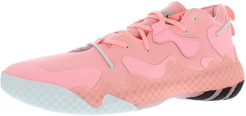 Мужские кроссовки adidas Harden Vol 6, черный/розовый — фото 4