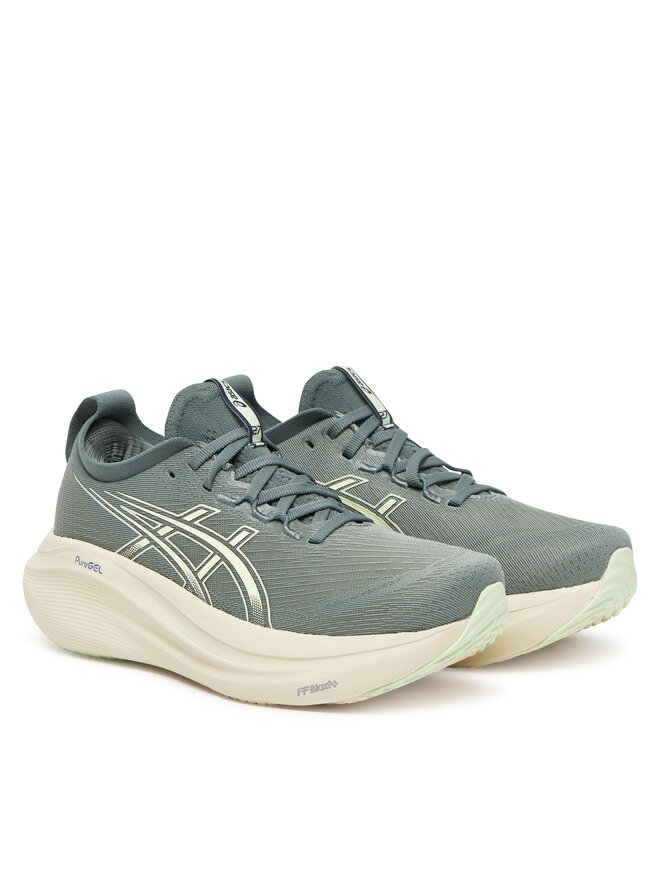 Беговые кроссовки Gel-Nimbus 27 1012B753 Asics, серый — фото 2