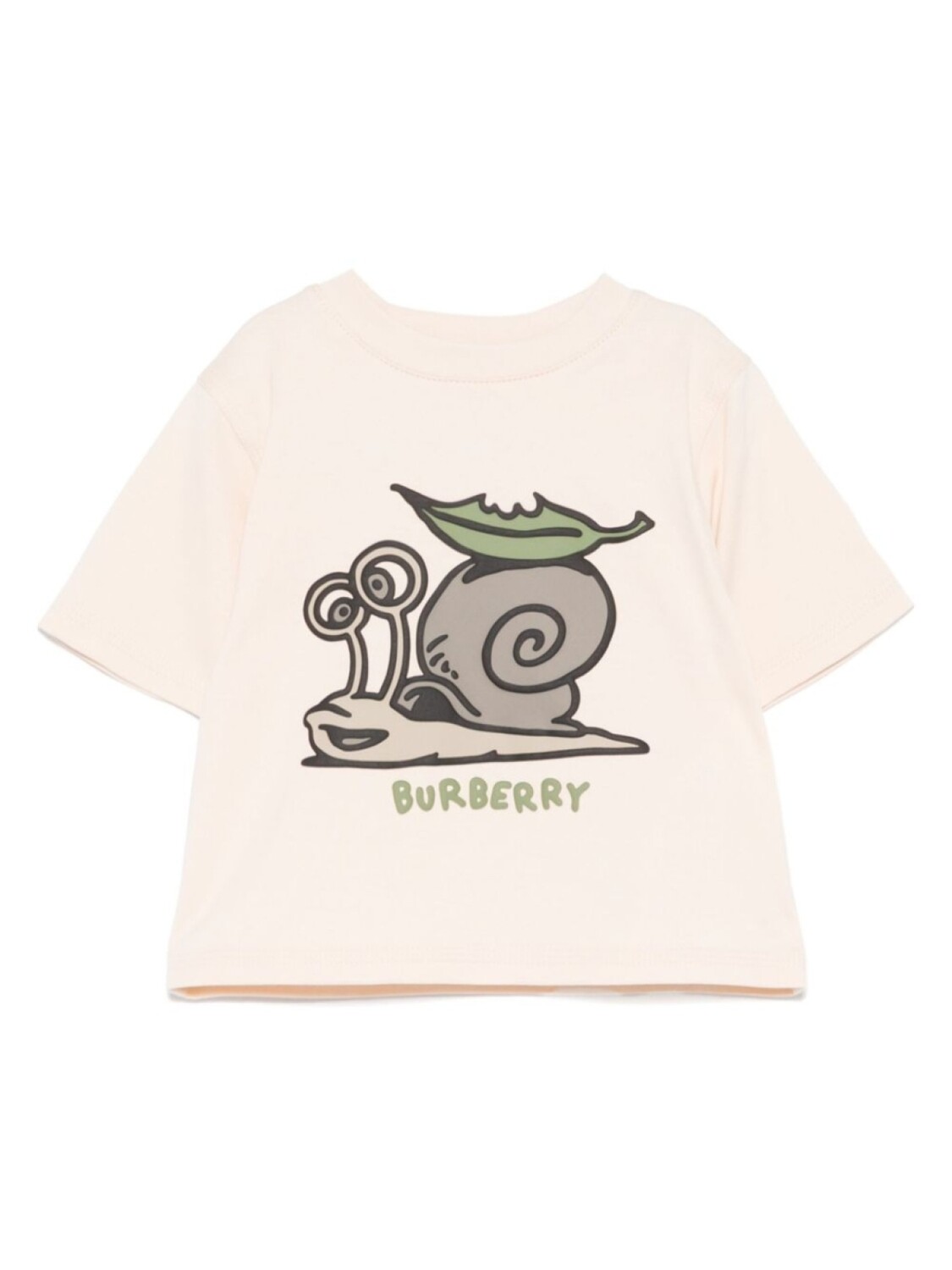 

Футболка с графическим принтом Burberry Kids, нейтральный