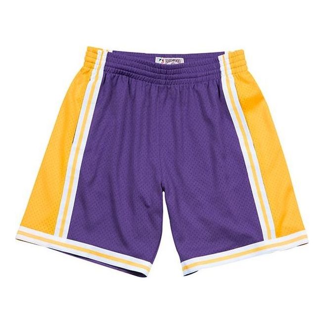 

Спортивные шорты Mitchell & Ness NBA Swingman Shorts Los Angeles Lakers Road 1984-85 'Purple Gold', фиолетовый