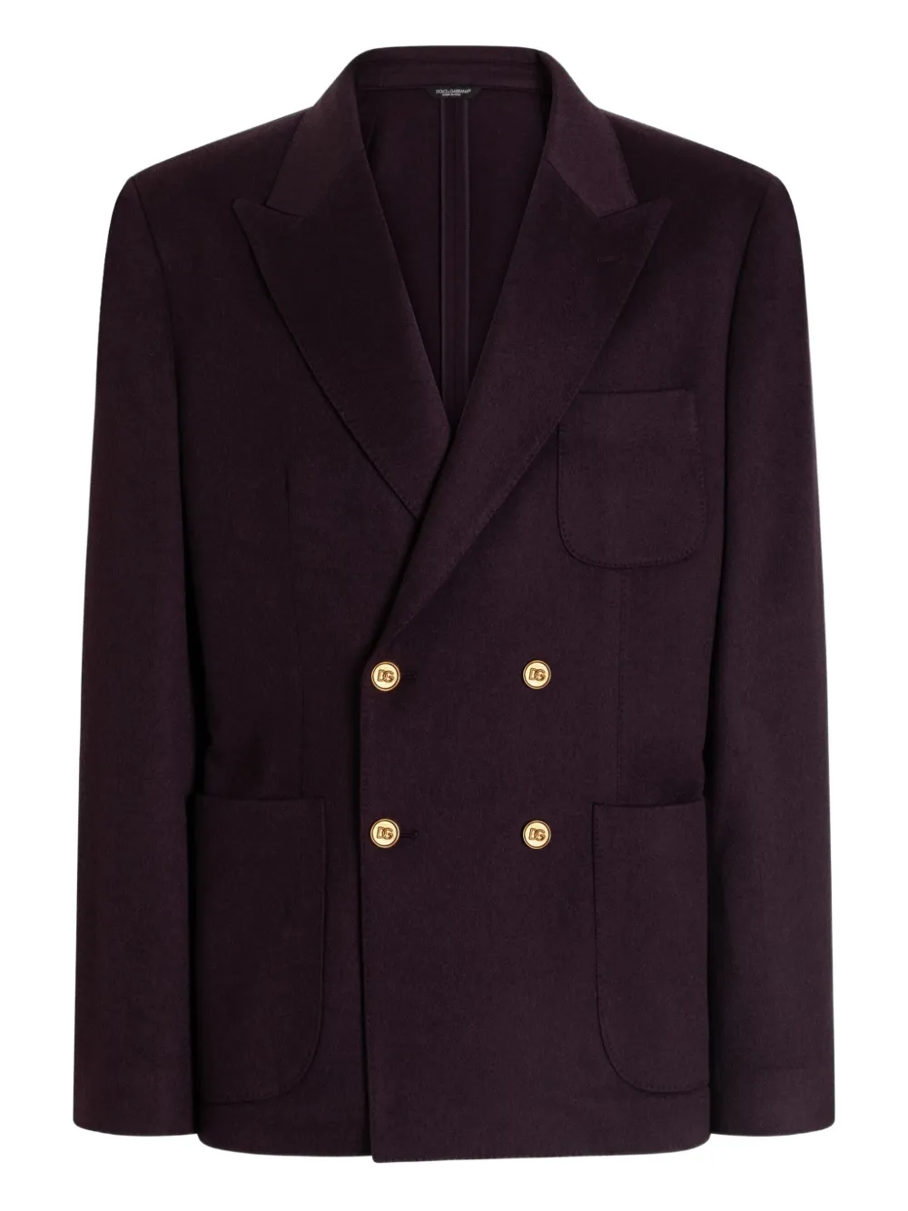 

Двубортный пиджак на пуговицах Dolce & Gabbana, фиолетовый