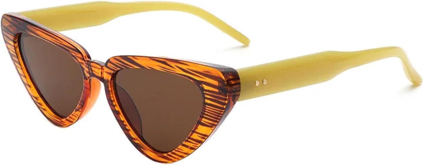 

Солнцезащитные очки с защитой от УФ-излучения UV400 | Цветные линзы "кошачий глаз" | Для женщин и мужчин, для занятий спортом на открытом воздухе и вождения DSVIGF, Stripe