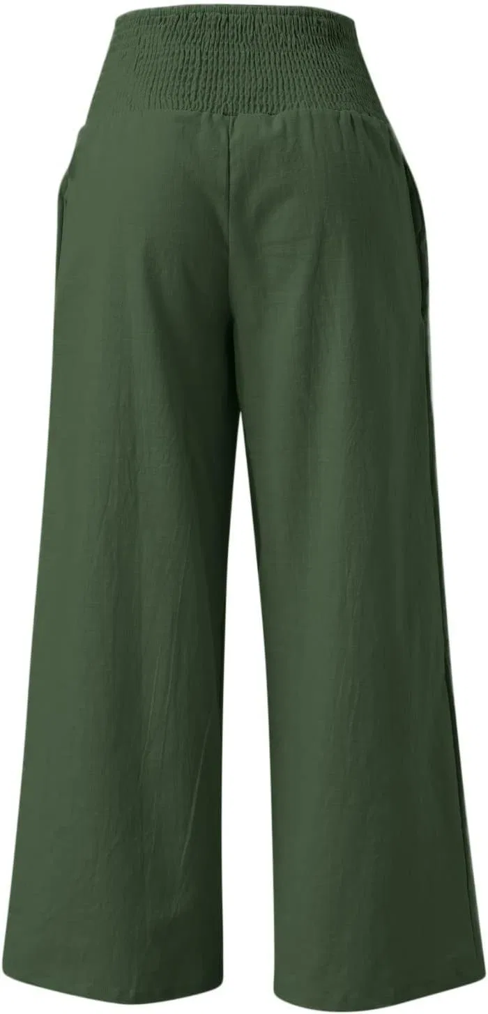 Джинсы широкие, Casual, Green — фото 4