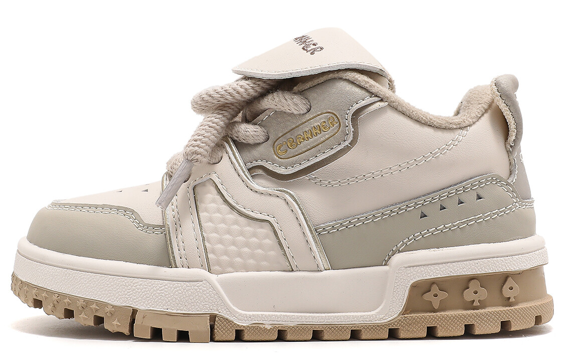 

Детские кроссовки для скейтбординга Kids Low-top Grey C°Banner, серый