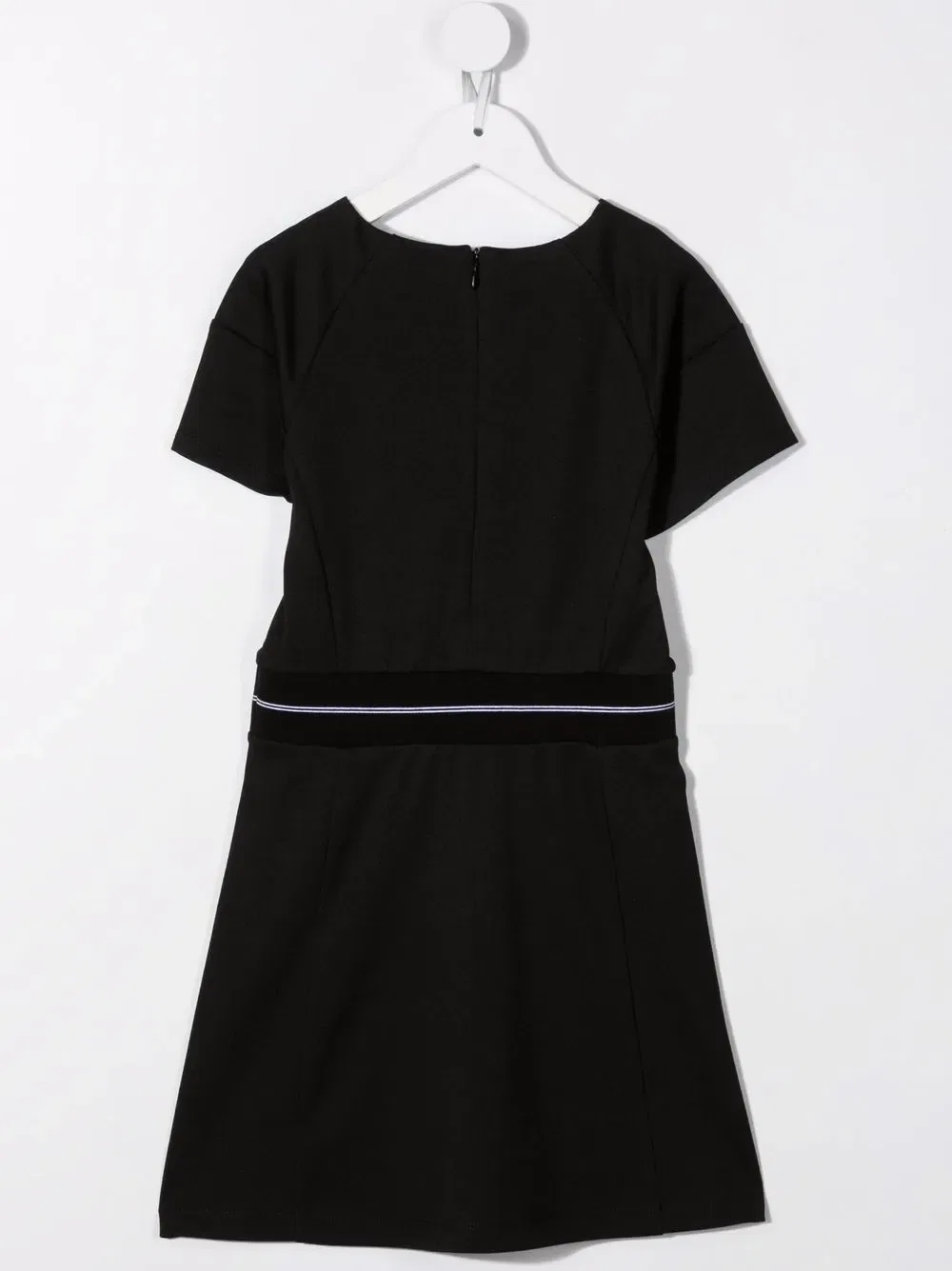 Платье с поясом и логотипом Calvin Klein Kids, черный — фото 2