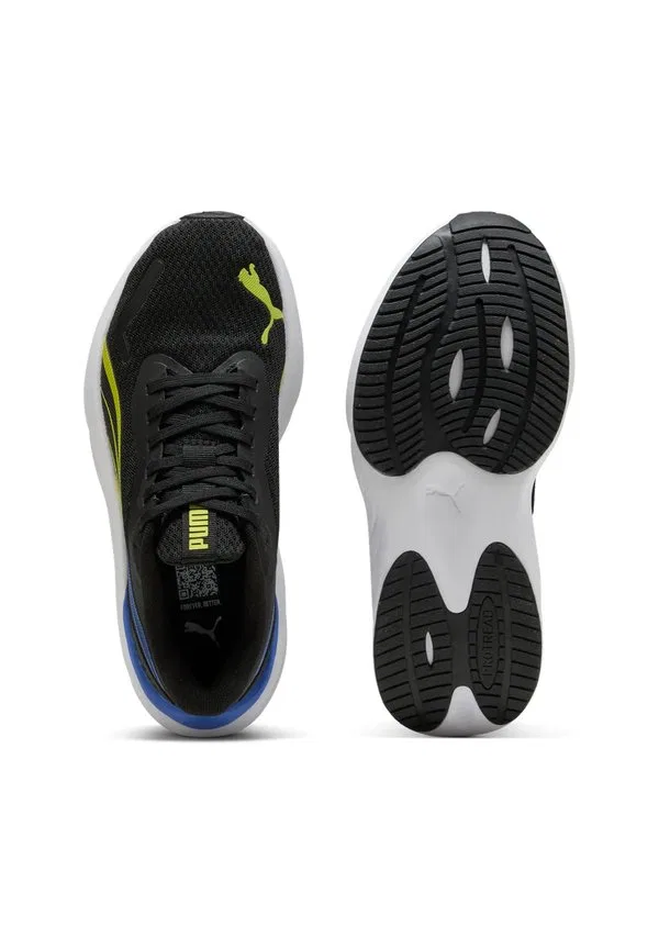 Детские кроссовки puma pounce lite jr для дома 401512 11 blacklime sapphire, blacklime smashsapphire Puma, Black-Lime Smash-Sapphire — фото 3