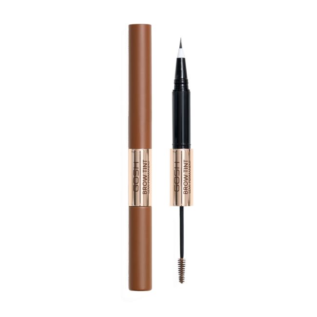 

Brow tint карандаш для бровей и гель Gosh, цвет 001 light brown, 2.9 мл