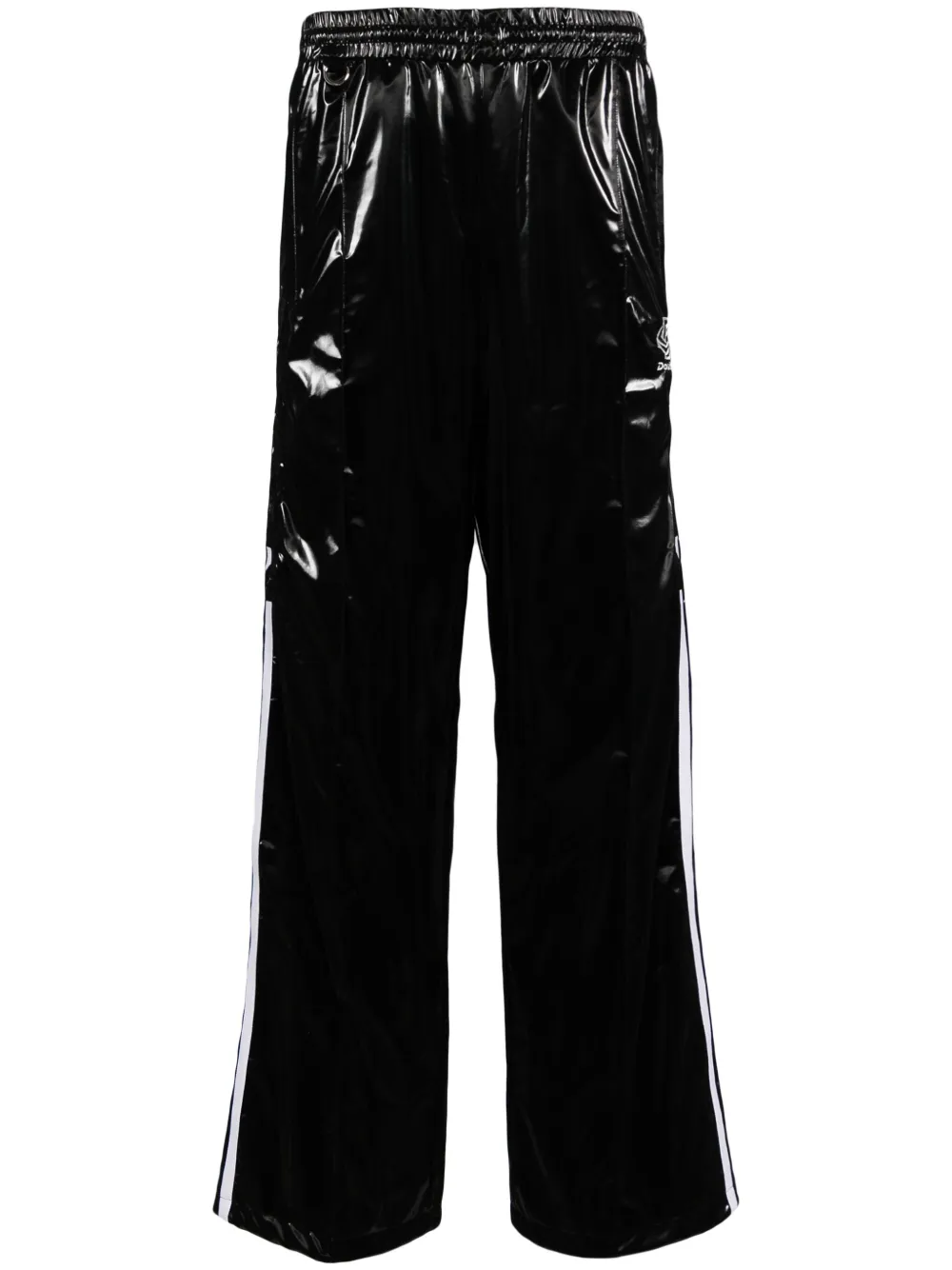 

Лакированные спортивные брюки Doublet, черный