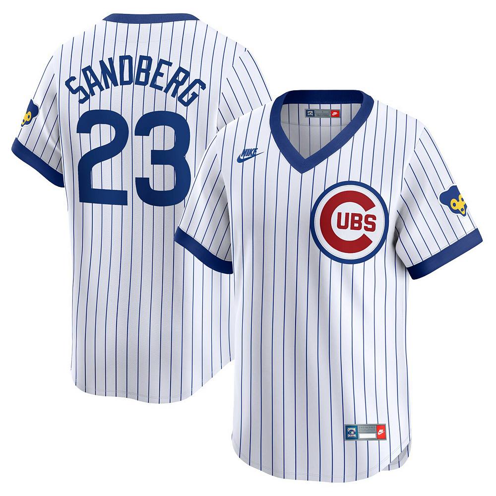 

Мужская белая майка Nike Ryne Sandberg Chicago Cubs Throwback Cooperstown Limited, цвет Cub White