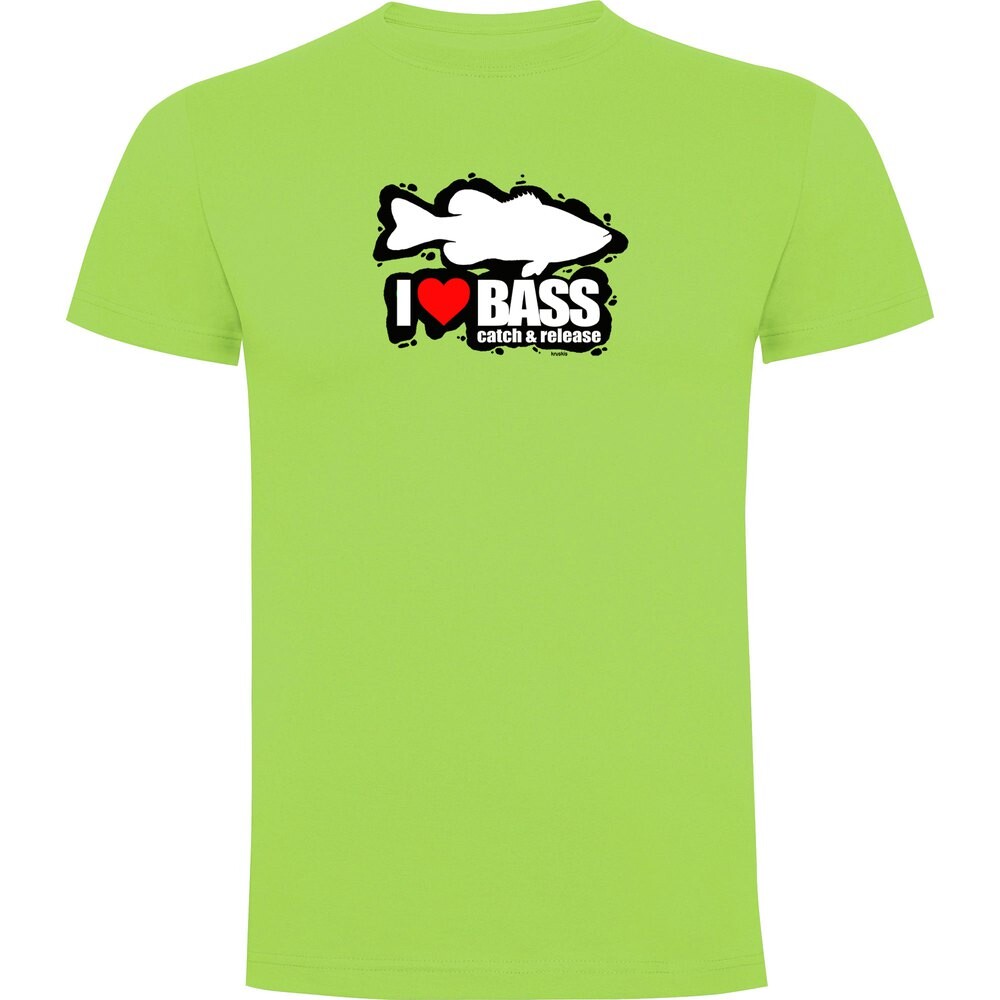 

Футболка Kruskis I Love Bass, зеленый