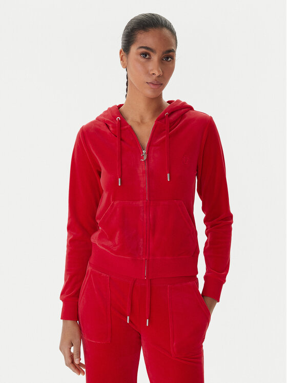 

Свитшот slim fit Robertson JCAP176 Juicy Couture, красный