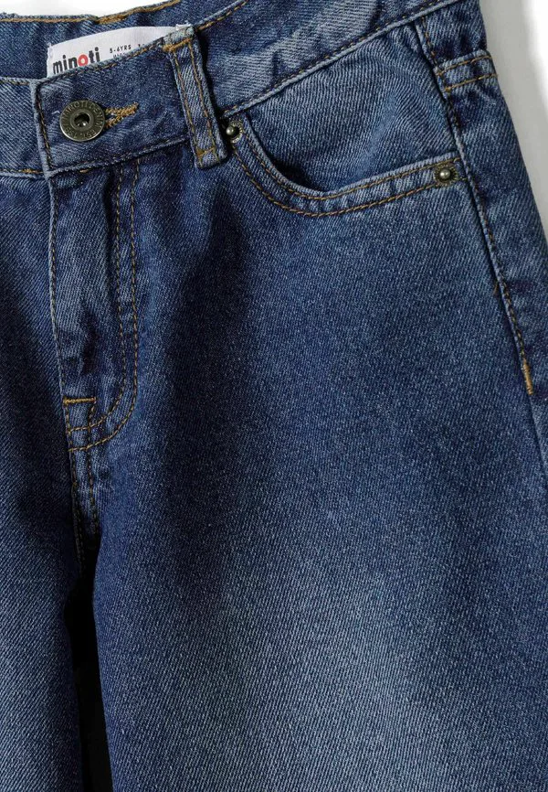 Джинсы прямого кроя свободного кроя Minoti, Blue Denim — фото 4