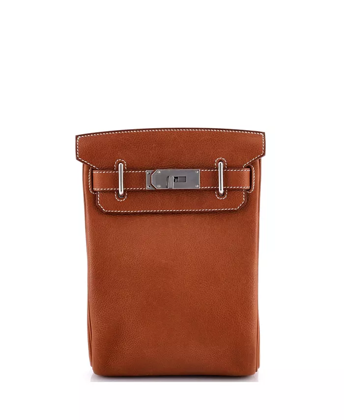 

PM Рюкзак Hac a Dos из кожи Barenia Faubourg Pre-Owned HERMÉS, коричневый