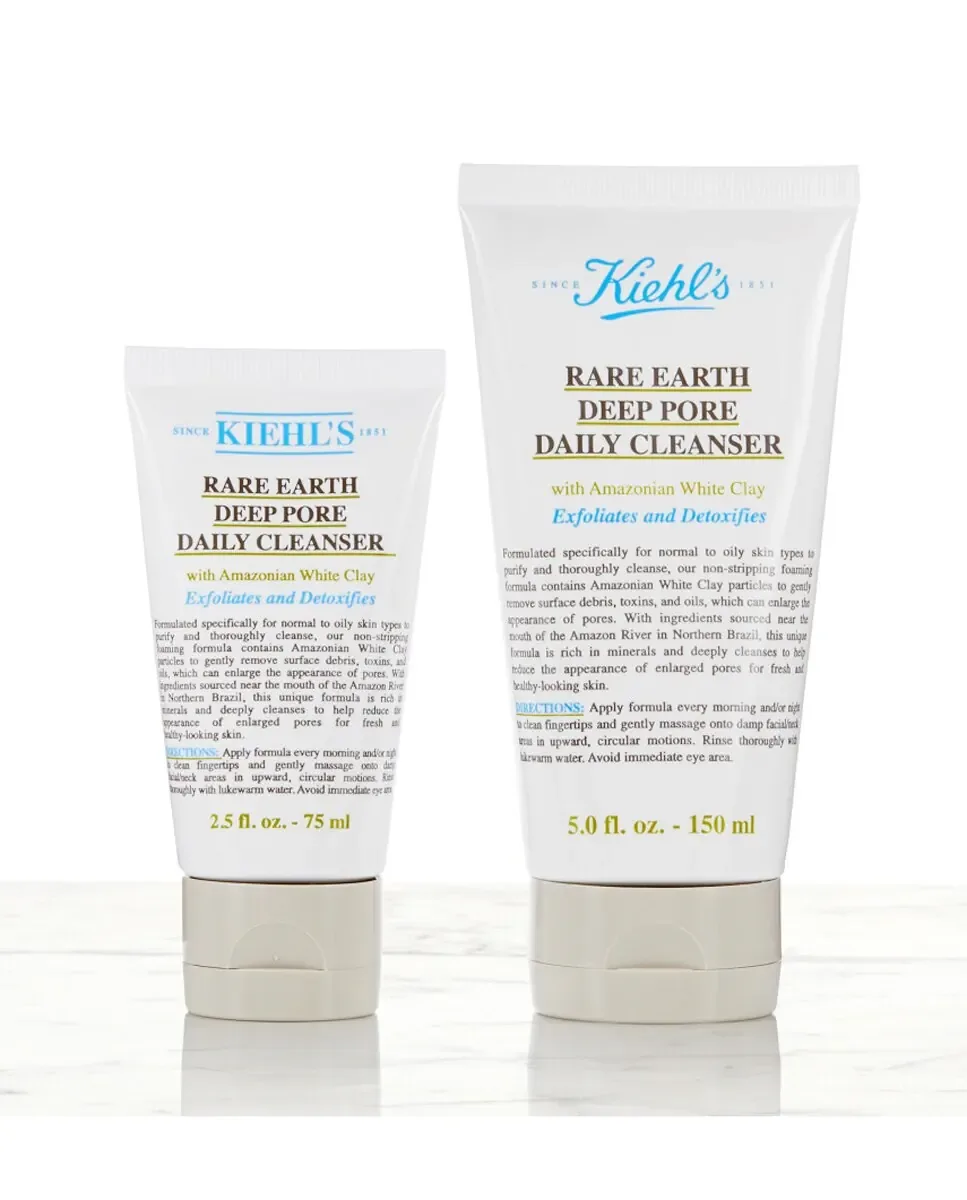 Тоник Kiehl's — Limpiador facial Rare Earth Deep Pore Daily cleanser, 150 мл — фото 4