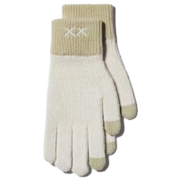 

UNIQLO Акриловые вязаные перчатки унисекс экрю