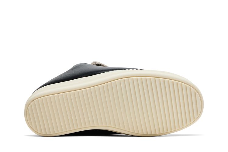Кроссовки Rick Owens Hollywood Jumbo Laced Low 'Black Milk', черный — фото 4