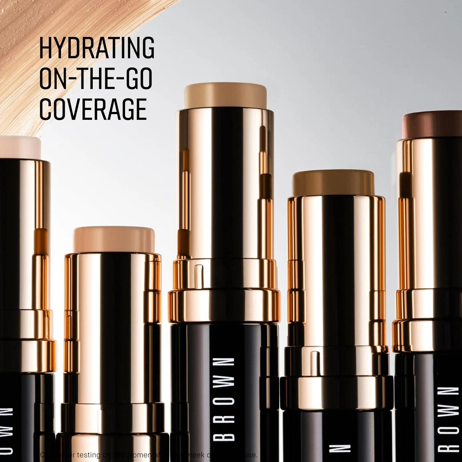 Тональный крем-стик Bobbi Brown Skin Foundation Stick | Компактный и кремовый, обеспечивает среднее и плотное покрытие для выравнивания тона кожи., 33 Neutral Almond (Dark brown with a balance of yellow and red for dark skin) — фото 3