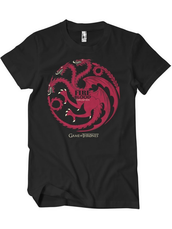 

Футболка TargaryenFire & Blood T-Shirt Game of Thrones, черный