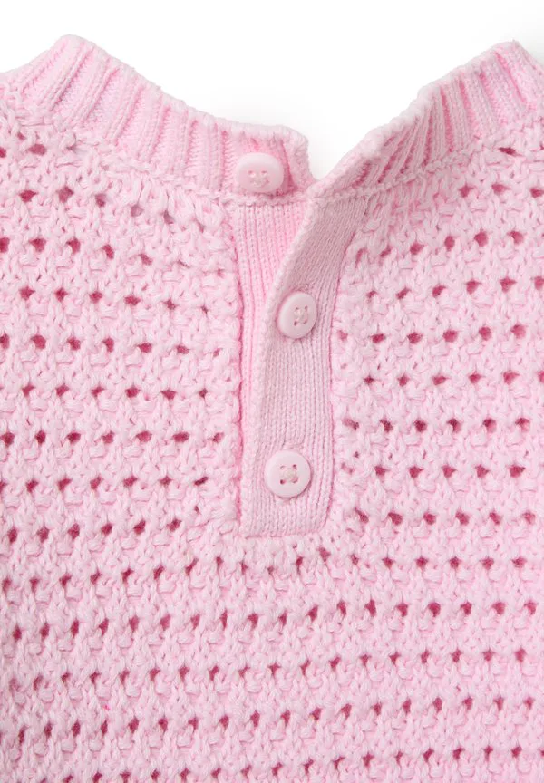 Джемпер с градиентным переходом цвета и ажурным узором Ovs, Pink — фото 3