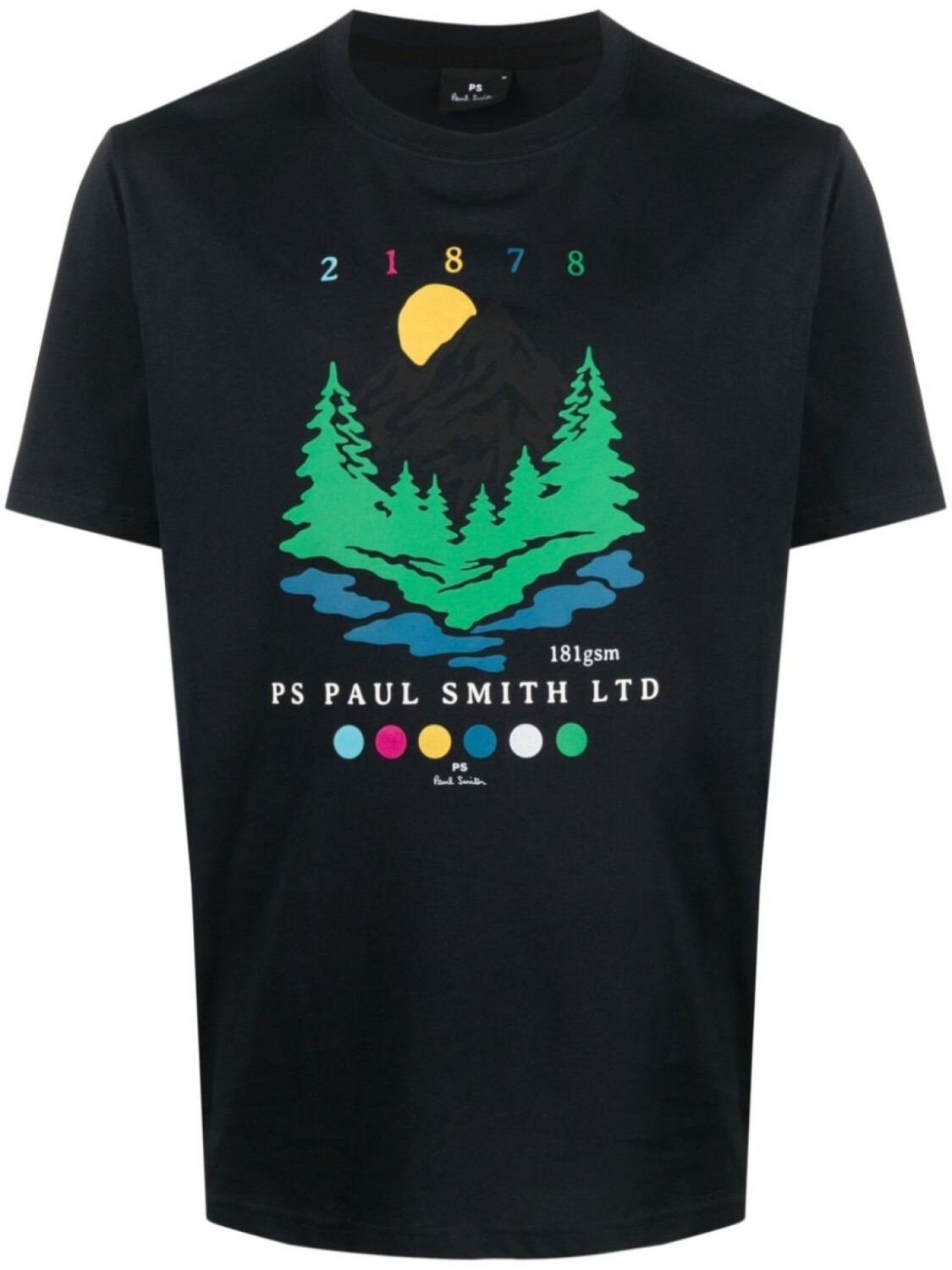 

PS Paul Smith футболка с графичным принтом, синий