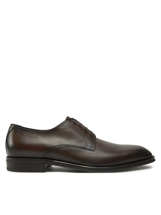 

Низкие туфли Derby 50536535 Boss, коричневый