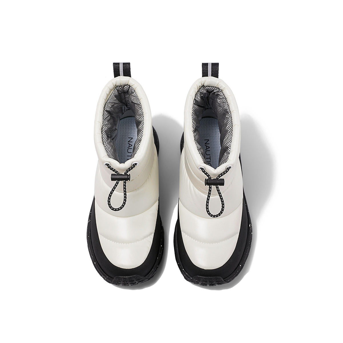 NAUTICA Высокие детские снежные ботинки ecru unisex — фото 4