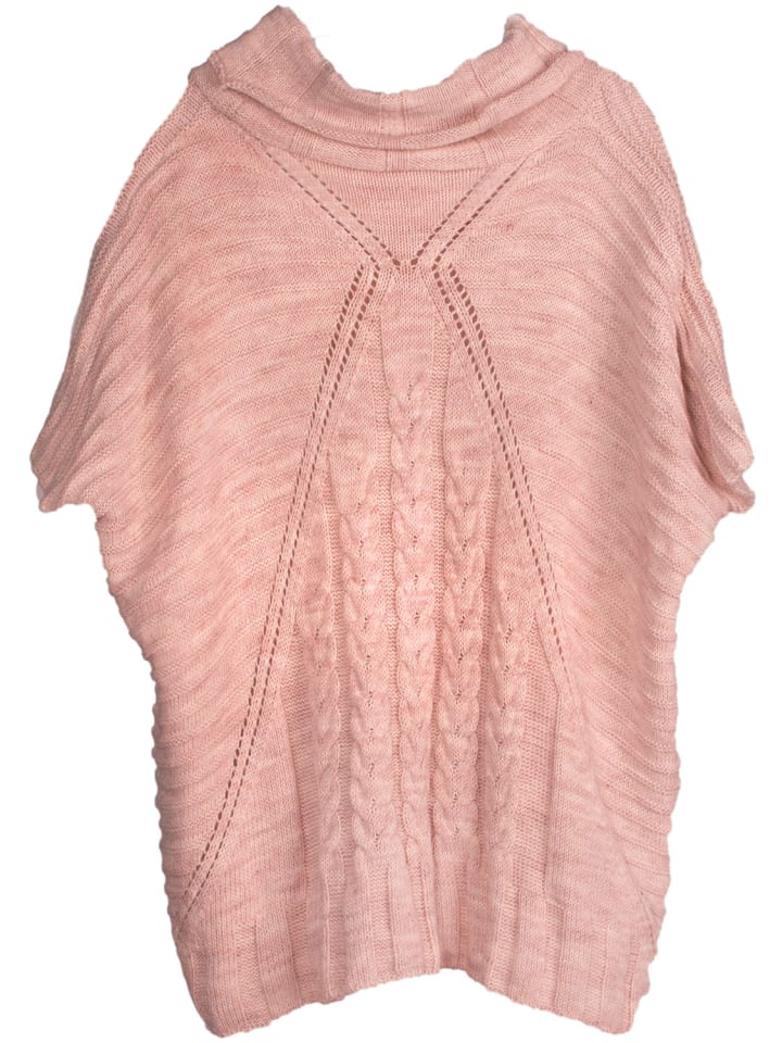 

StyleBREAKER Вязаное пончо цвета античной розы