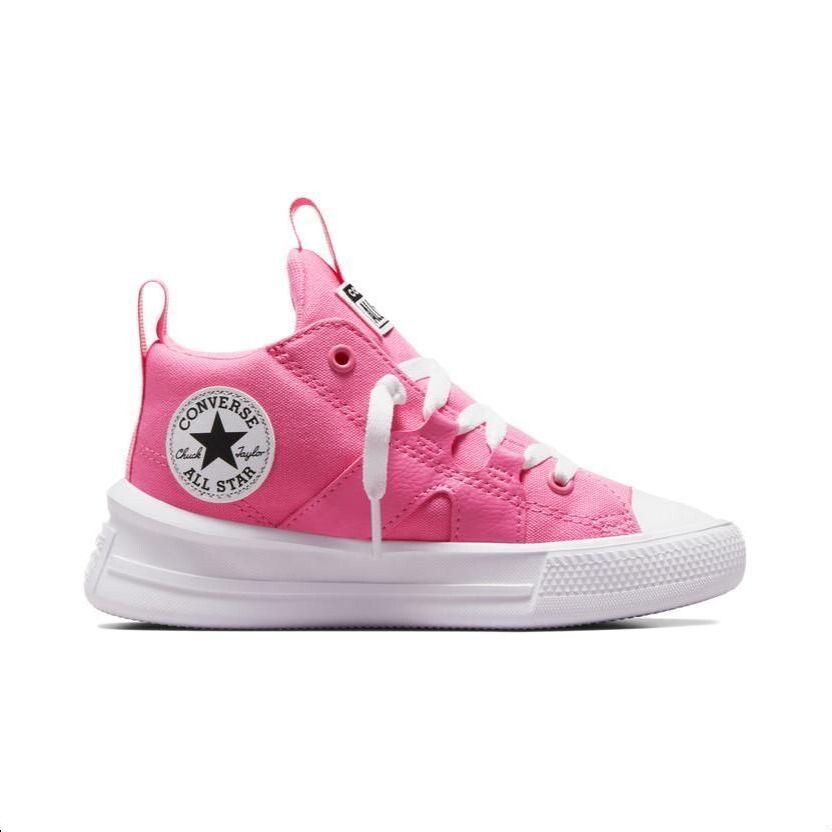 Кроссовки для скейтбординга Chuck Taylor All Star Kids PS Low-top розовые Converse, розовый — фото 2