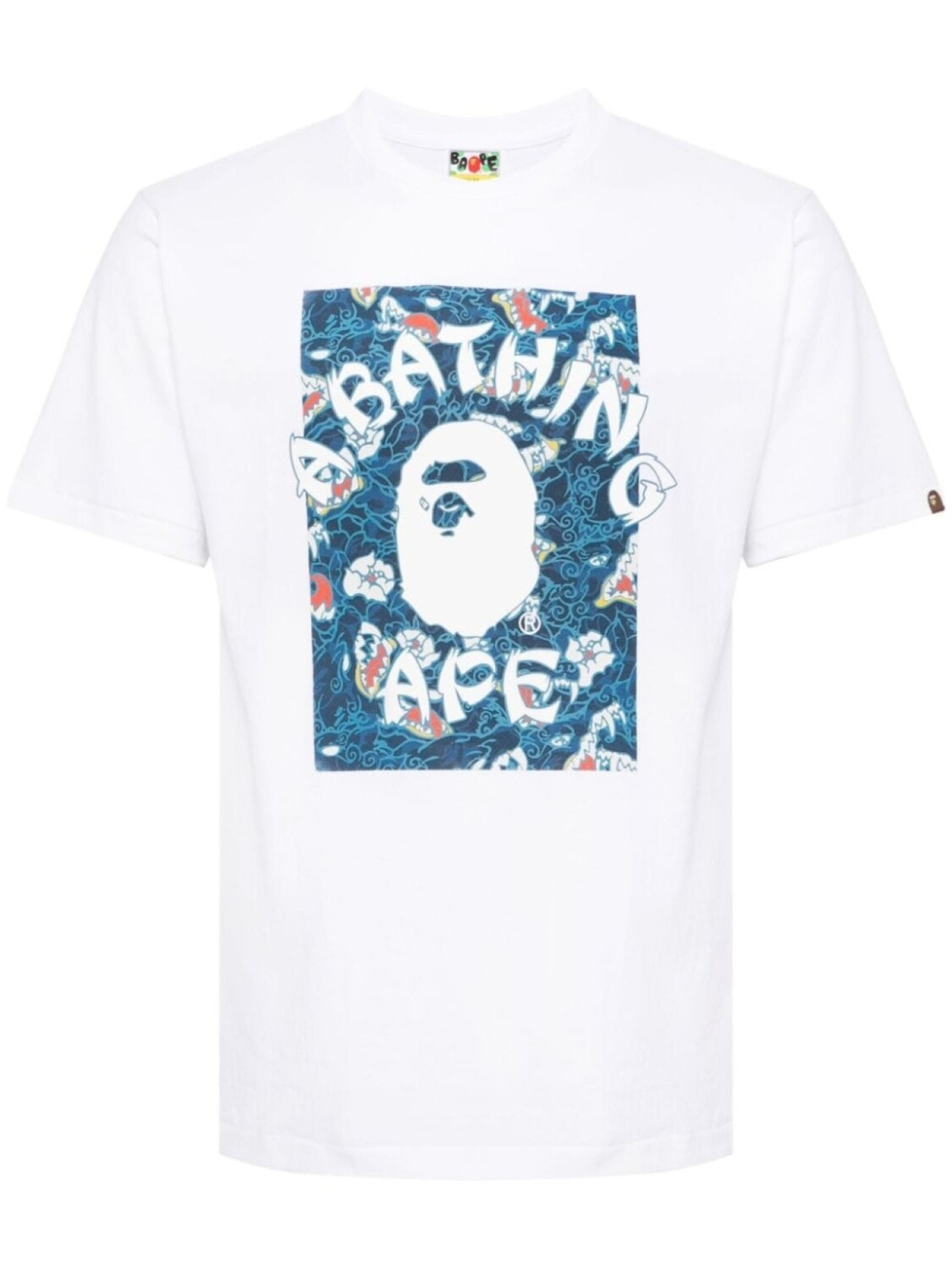 

A BATHING APE футболка Japanese Tattoo с камуфляжным принтом, белый