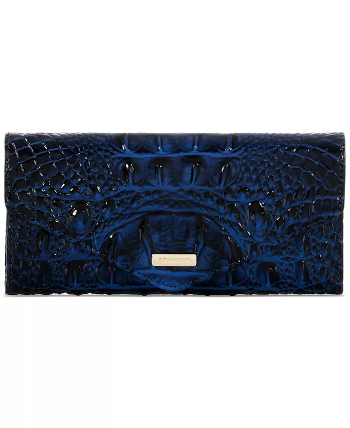 

Кошелек Veronica Melbourne из тисненой кожи Brahmin, синий