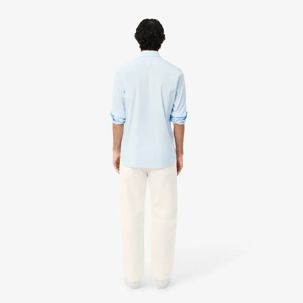 Мужские прямые джинсы цвета экрю от Lacoste — фото 3