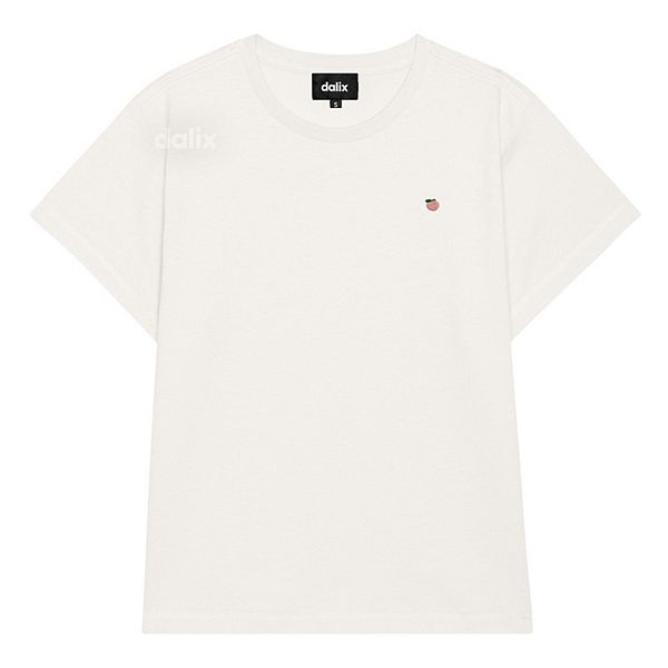 

Женская футболка lil peach легкая с высокой талией Dalix, Vintage White, Белый, Женская футболка lil peach легкая с высокой талией Dalix, Vintage White