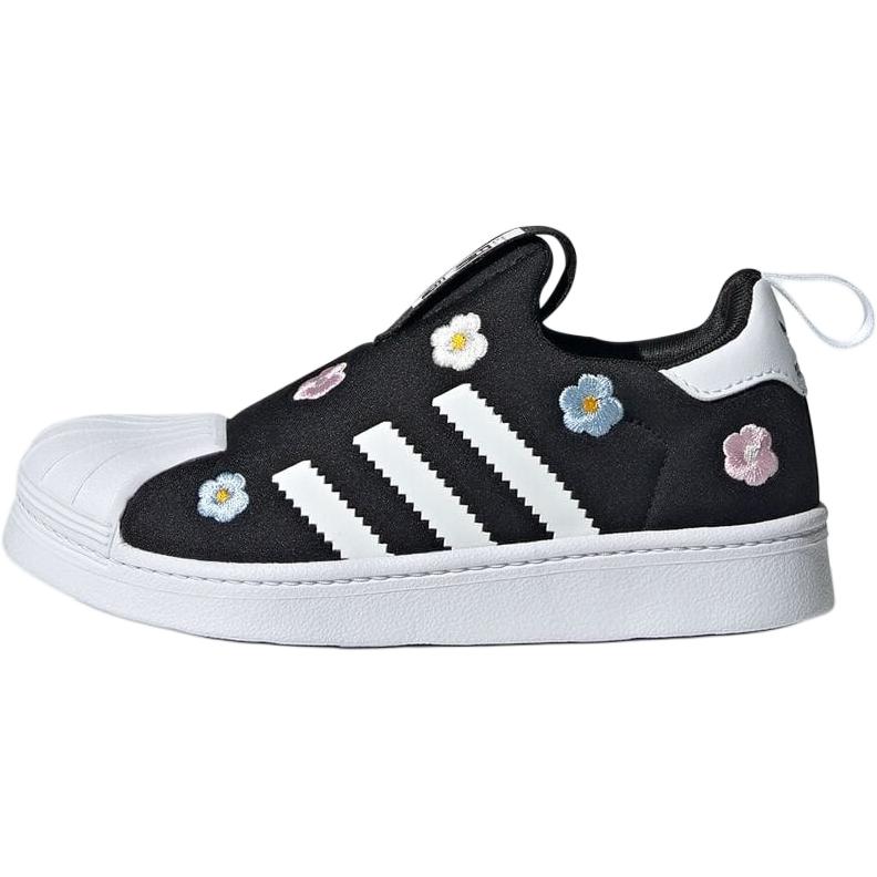 

Adidas Originals SUPERSTAR 360 износостойкие низкие детские кроссовки для повседневной носки, черные