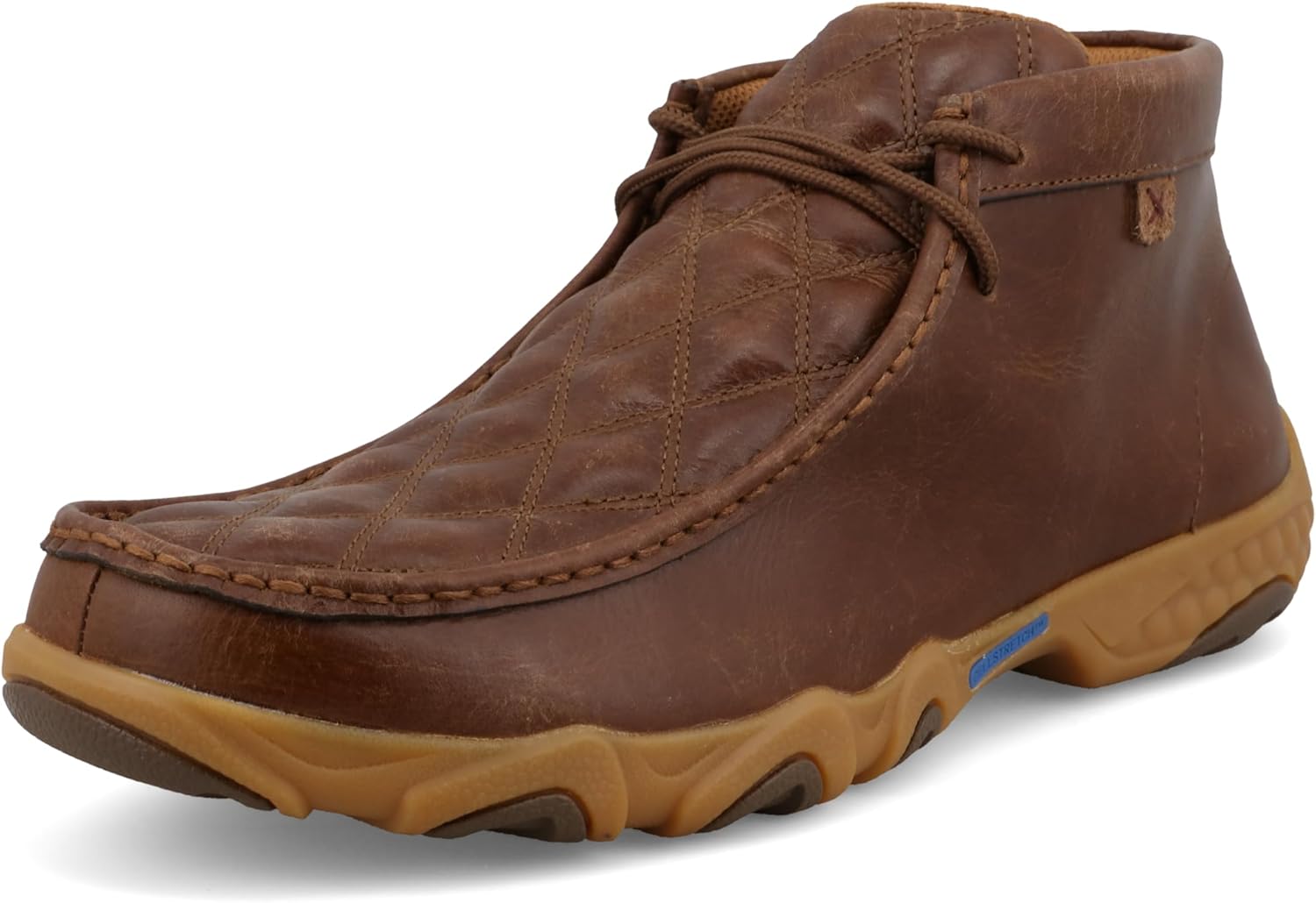 

Мужские мокасины Twisted X Chukka Driving Moc, с мокасиновым носком и подошвой CellSole, Toffee
