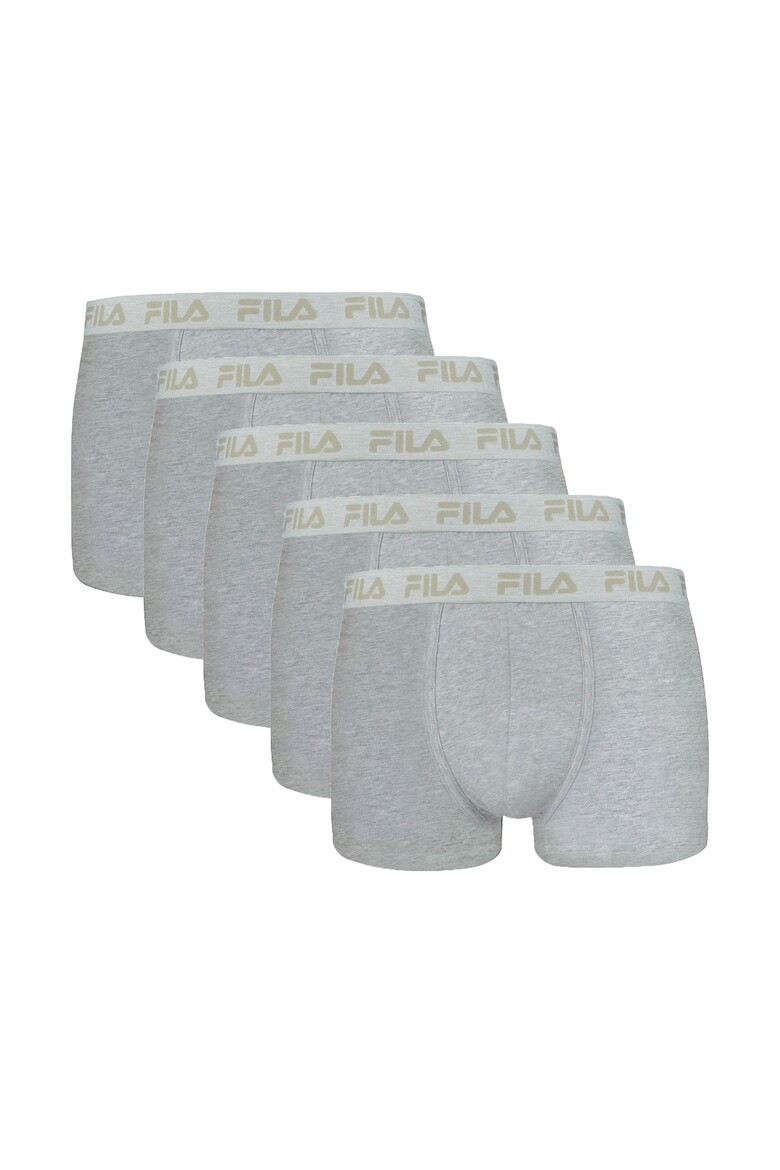 

Боксеры без выкройки - 5 пар Fila, серый