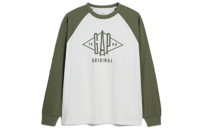 

GAP Толстовка мужская, белая, зеленая