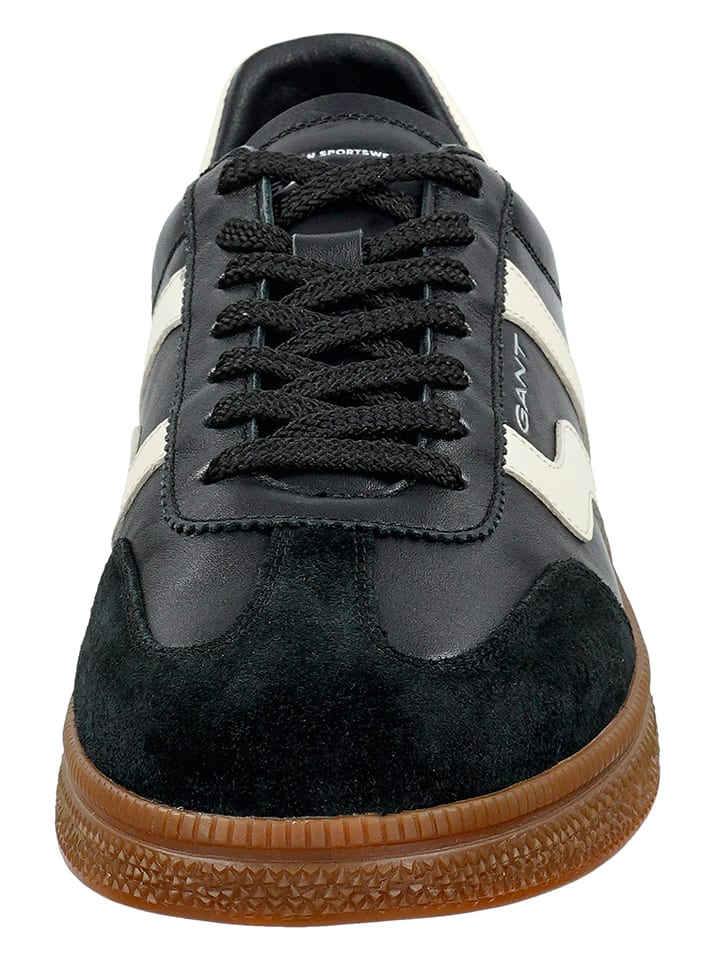 GANT Footwear Кожаные кроссовки "Cuzmo" черного цвета — фото 2