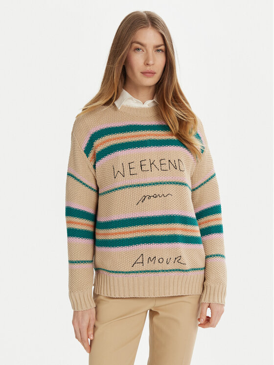 

Свитер обычного кроя Angus 2515361211 Weekend Max Mara, бежевый