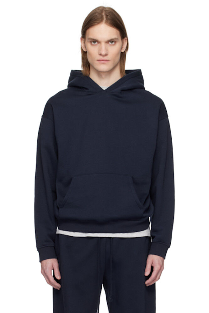 

Толстовка Lounge Relaxed из флиса Navy SKIMS