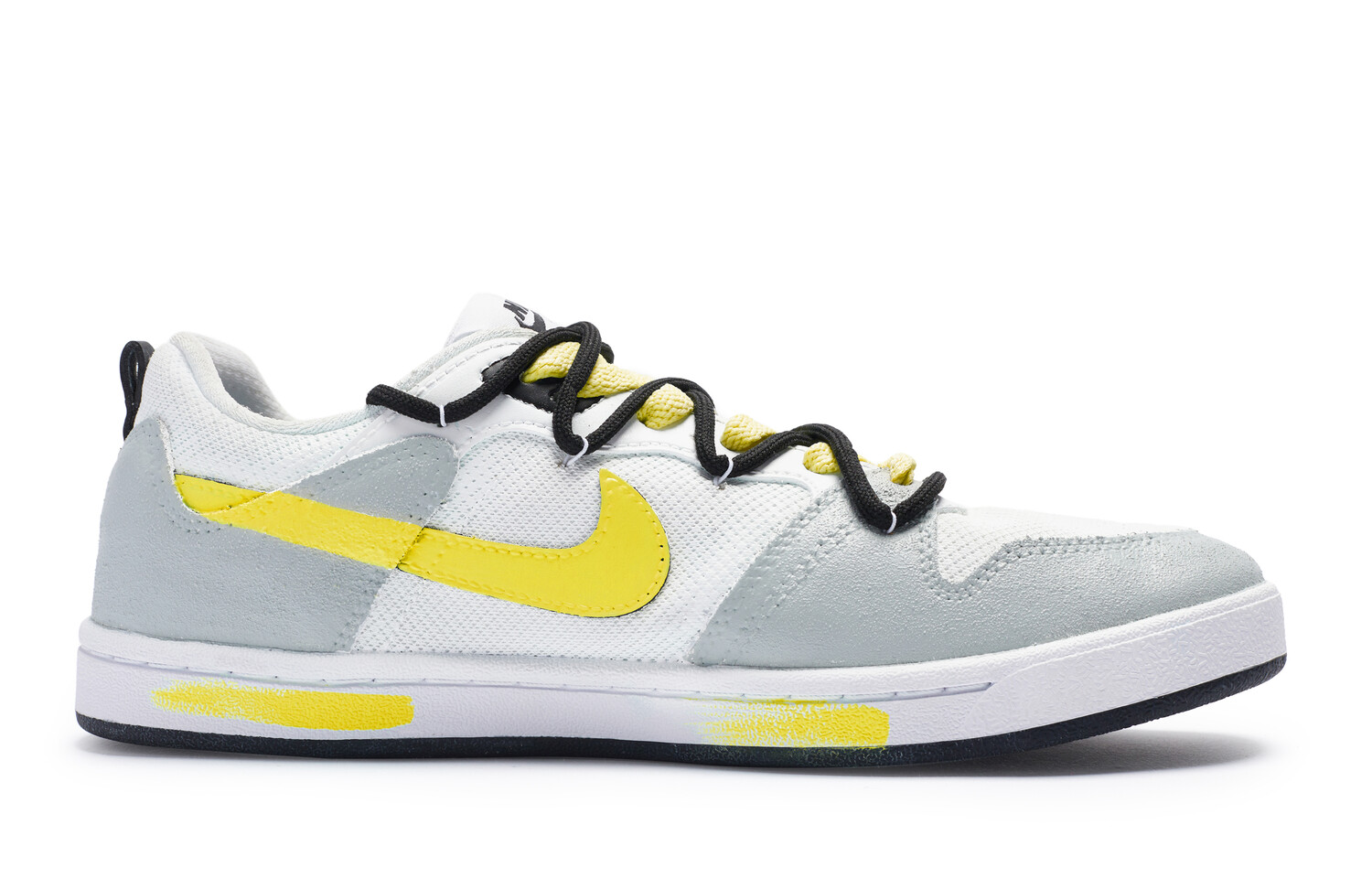 

Кеды мужские, SB Alleyoop обувь для скейтбординга Низкая желтый Nike