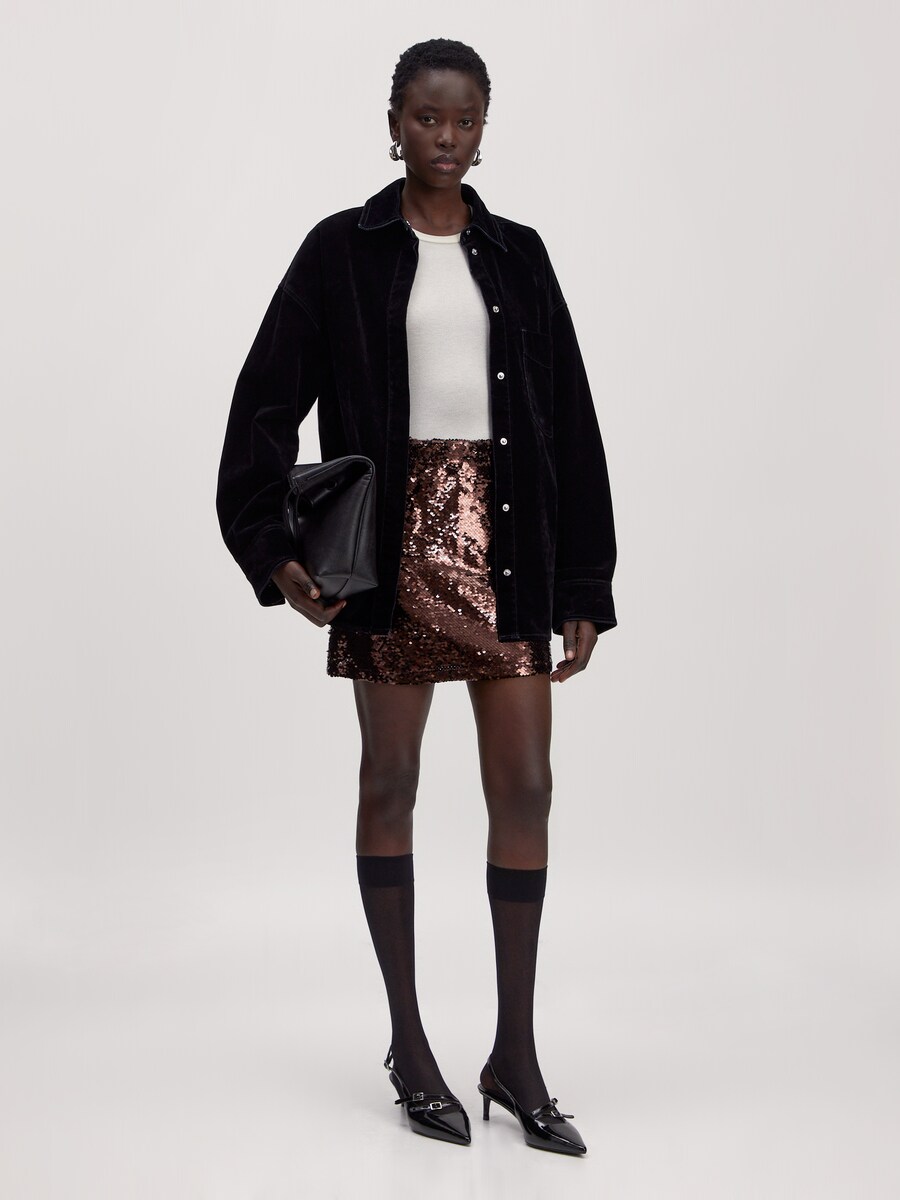 

Юбка EDITED Geri, коричневый