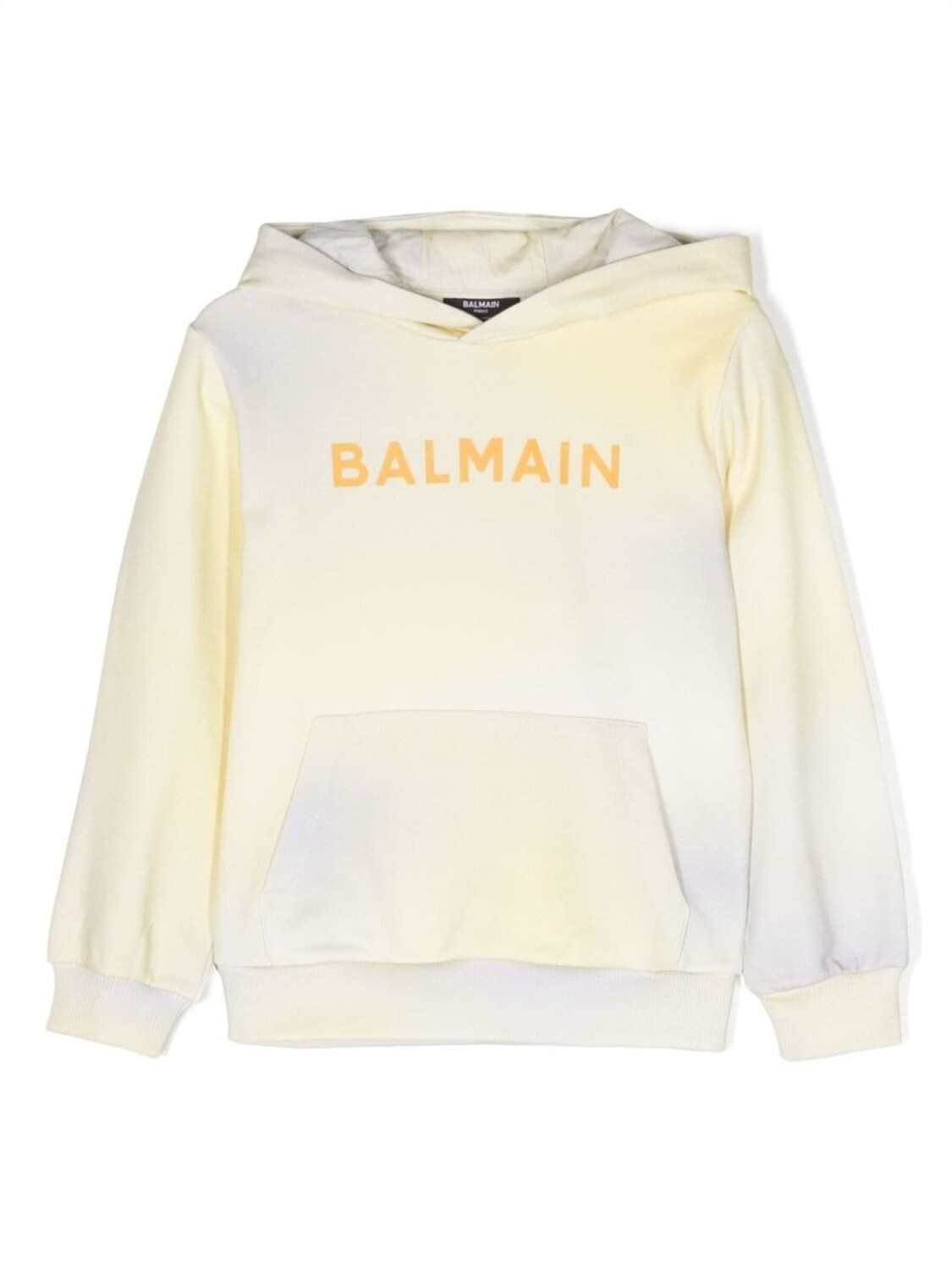 

Худи с логотипом Balmain Kids, желтый