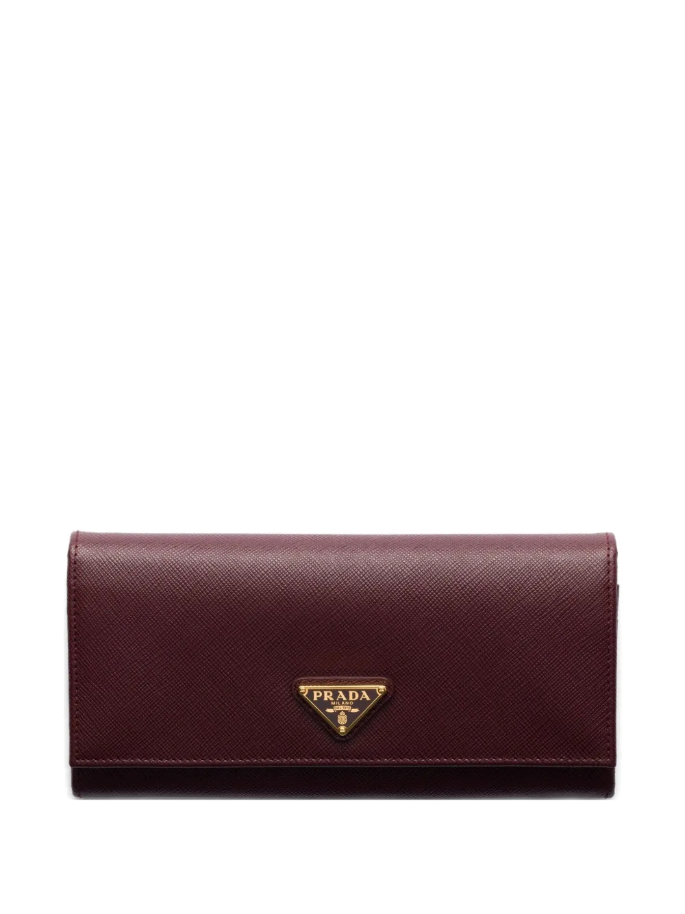 

Большой кошелек из сафьяновой кожи Prada, красный