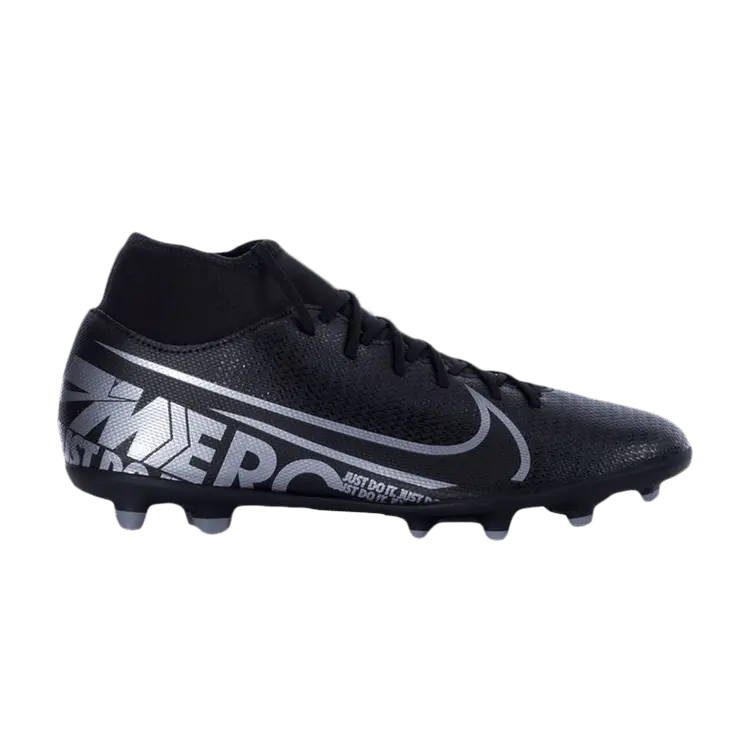 

Бутсы Nike Mercurial Superfly 7 Club MG 'Black Metallic Cool Grey', черный